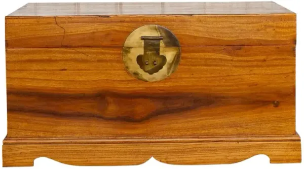 Campaign Style Asian Cedar Chest - de-cor - Brown