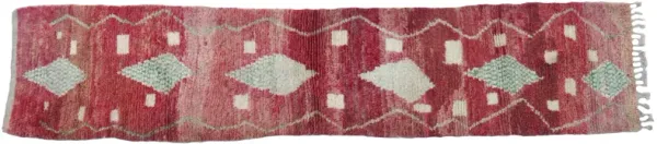 Bouajd Runner - 2'7" x 12'2" - Habibi Imports - Red