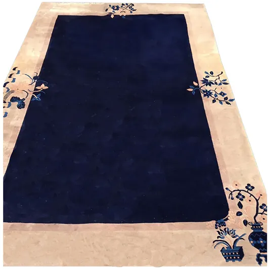 Chinese Peking Rug 6'0" x 9'0" - Blue - Blue