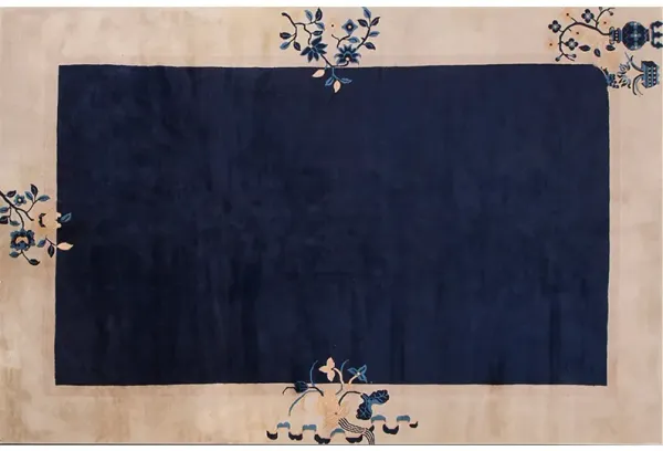 Chinese Peking Rug 6'0" x 9'0" - Blue - Blue