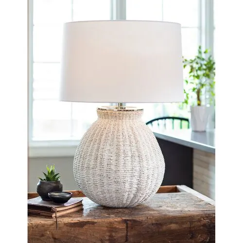 Hobi Table Lamp - White - Regina Andrew