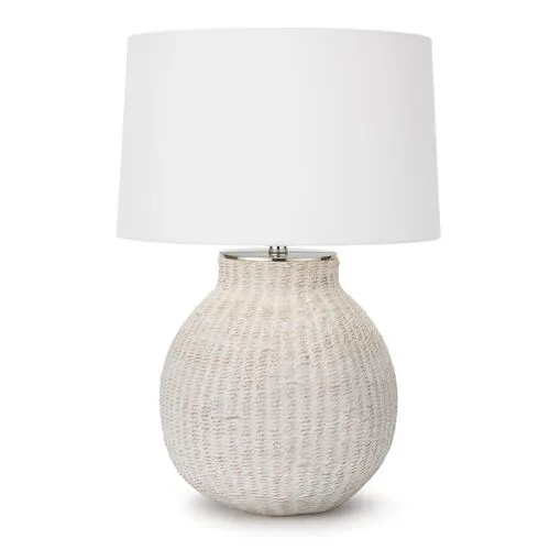 Hobi Table Lamp - White - Regina Andrew