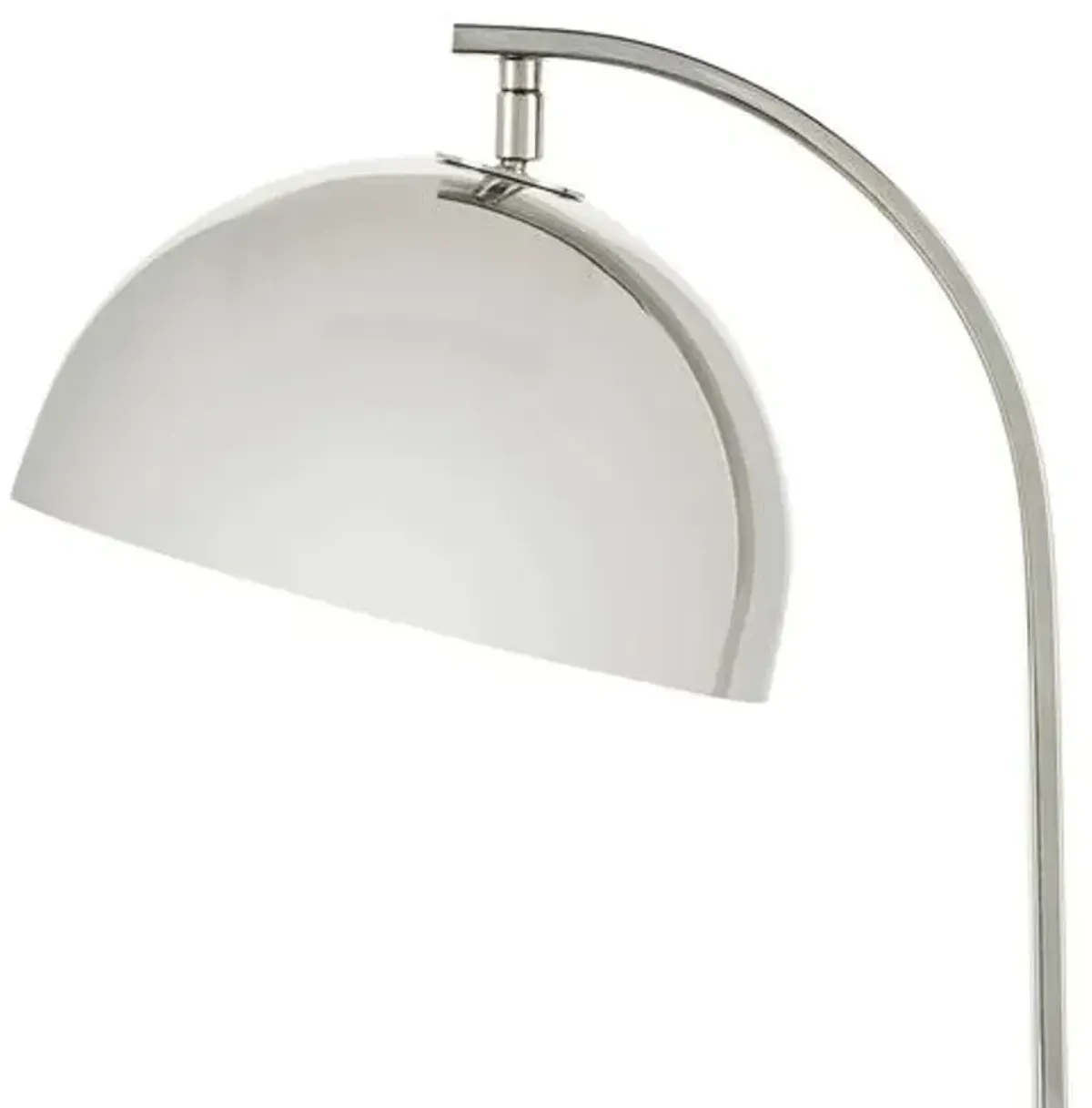 Otto Desk Lamp - Polished Nickel - Regina Andrew - Silver