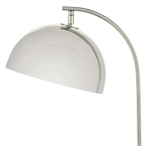 Otto Desk Lamp - Polished Nickel - Regina Andrew - Silver