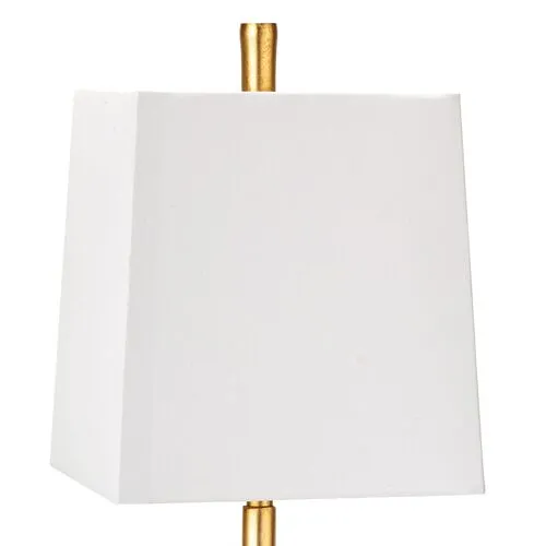 Sarina Bamboo Buffet Lamp - Gold Leaf - Regina Andrew