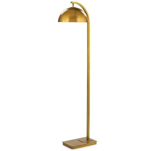 Otto Floor Lamp - Natural Brass - Regina Andrew