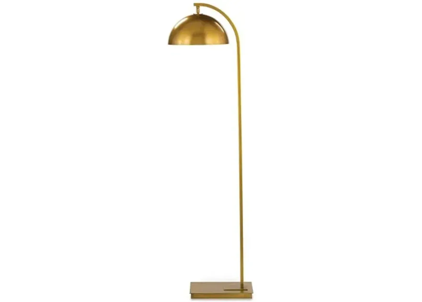 Otto Floor Lamp - Natural Brass - Regina Andrew