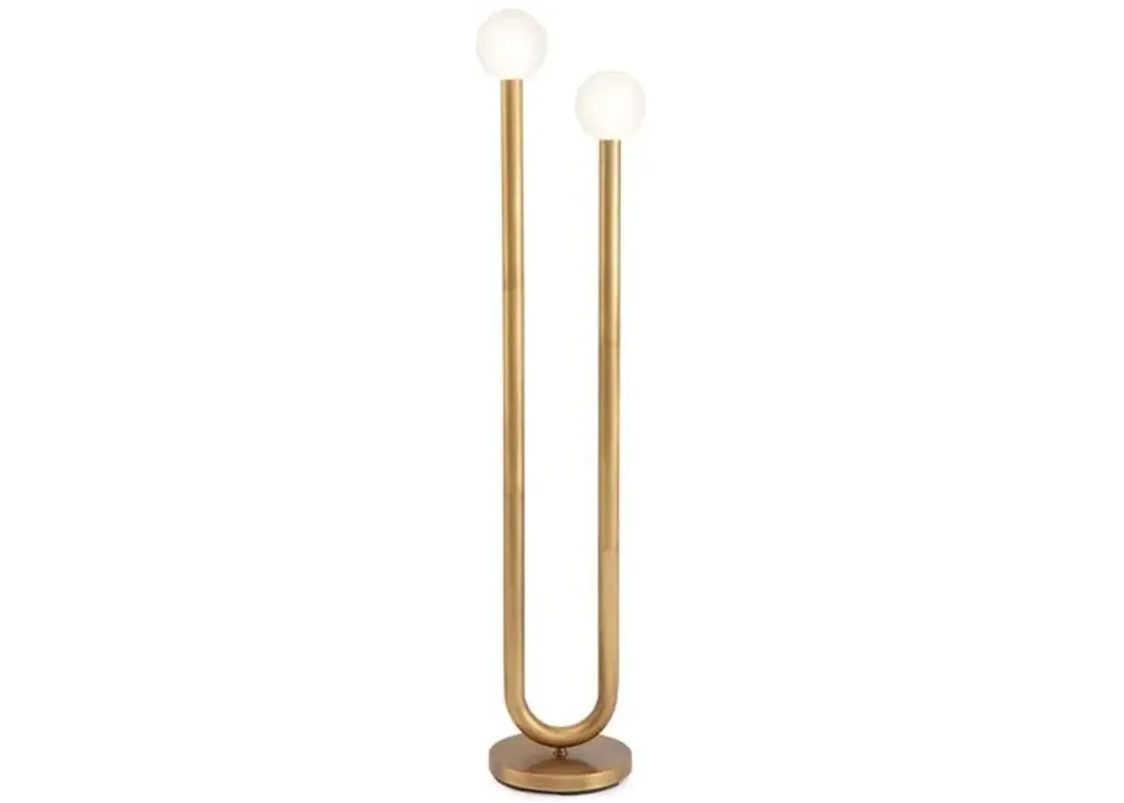 Happy Floor Lamp - Natural Brass - Regina Andrew