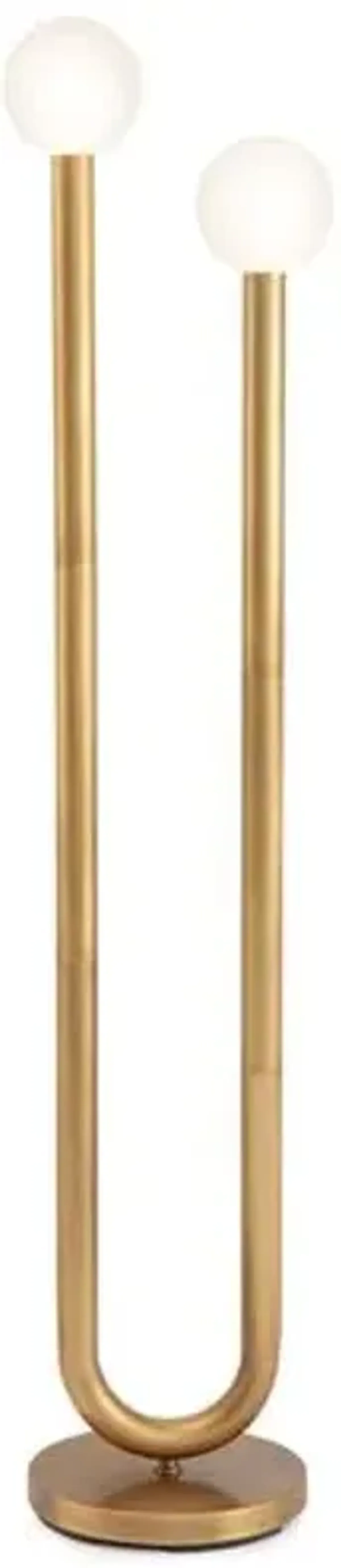 Happy Floor Lamp - Natural Brass - Regina Andrew