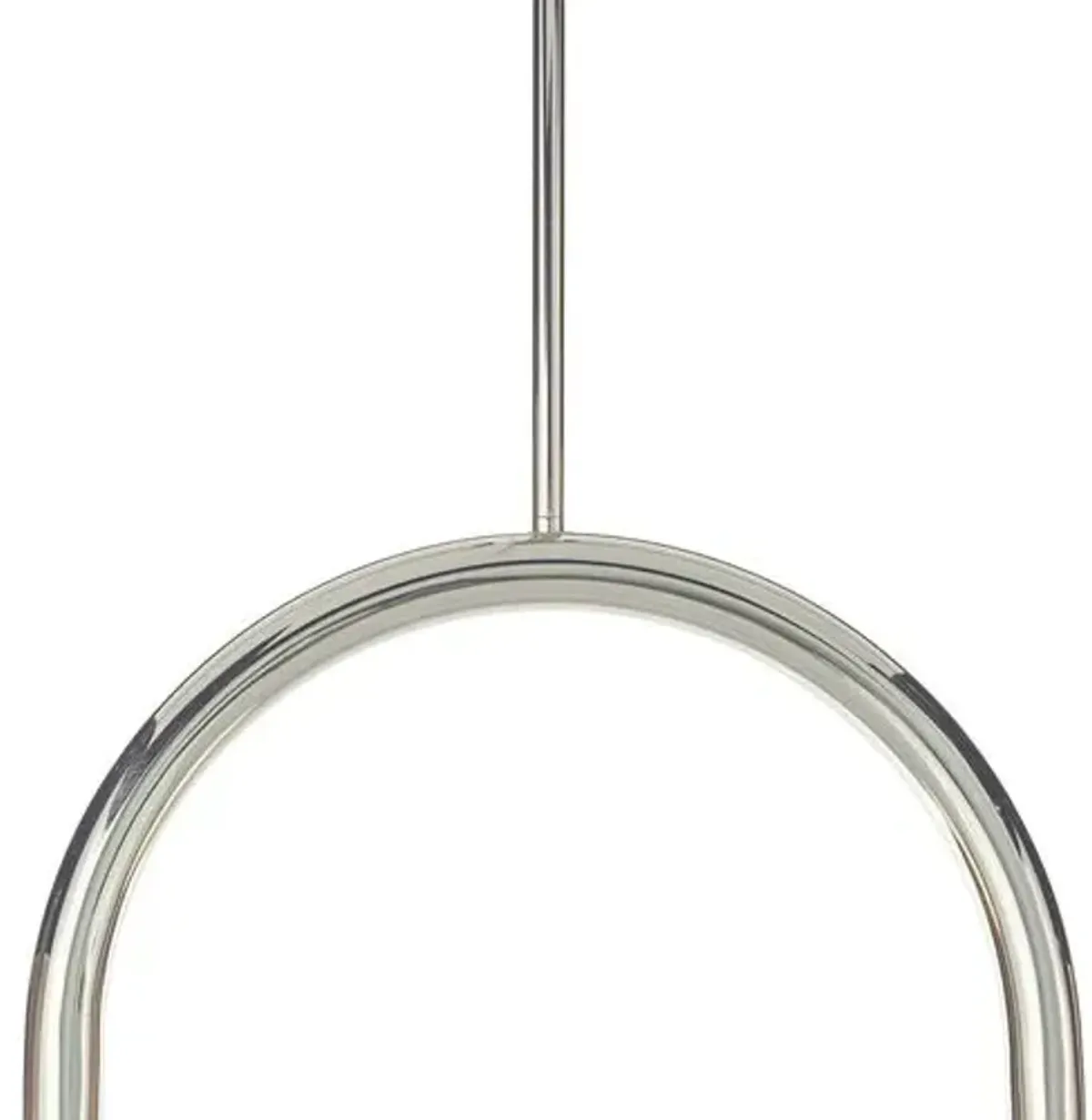 Happy Small Pendant - Polished Nickel - Regina Andrew - Silver