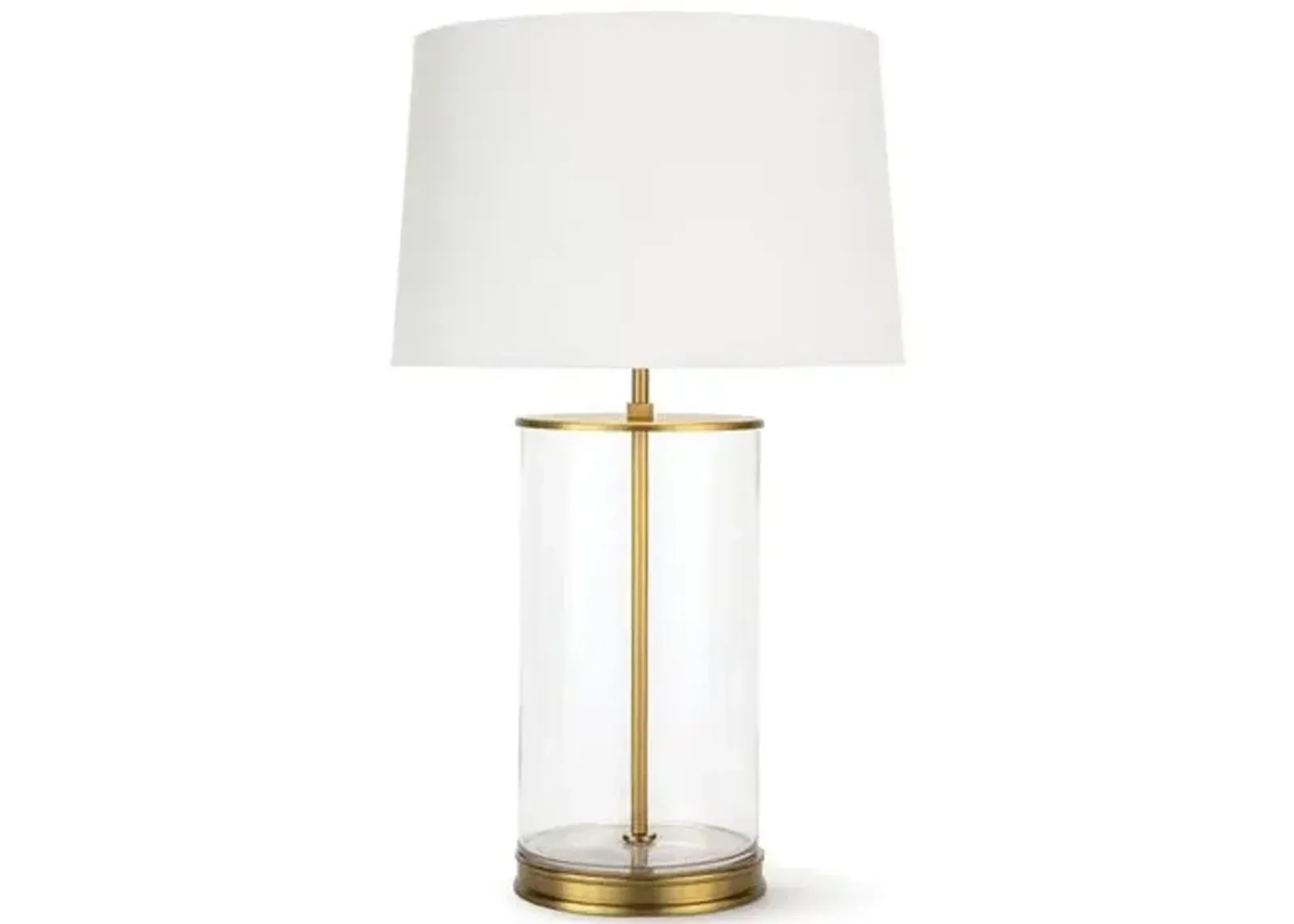 Southern Living Magelian Brass Table Lamp - Brass - Regina Andrew