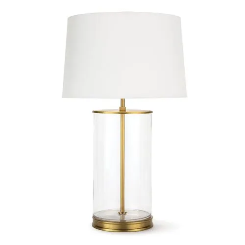 Southern Living Magelian Brass Table Lamp - Brass - Regina Andrew