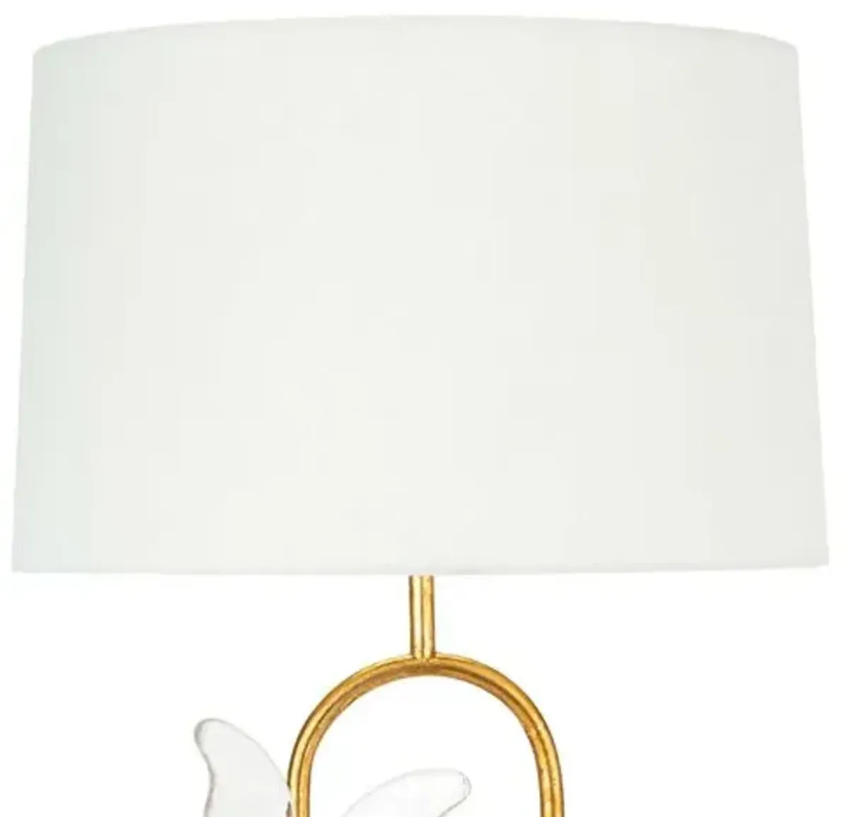 Monarch Oval Table Lamp - Gold Leaf - Regina Andrew