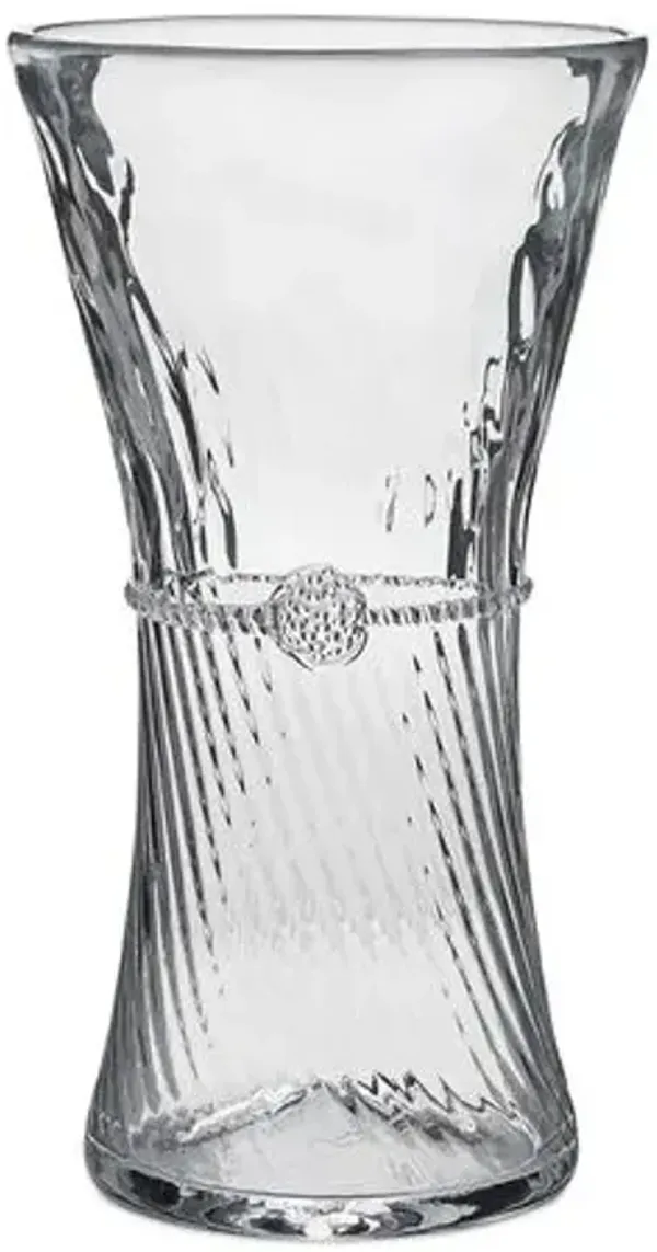 8" Graham Corset Vase - Clear - Juliska
