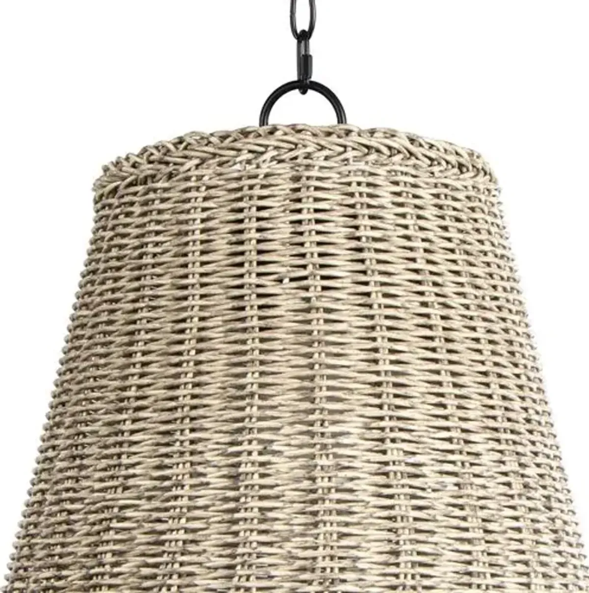 Augustine Small Outdoor Pendant - Weathered White - Regina Andrew - Beige