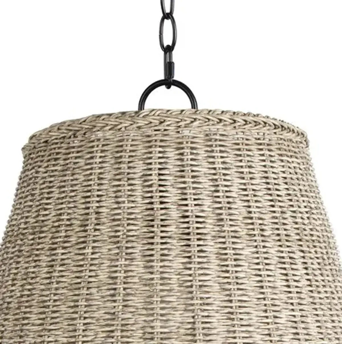 Augustine Large Outdoor Pendant - Weathered White - Regina Andrew - Beige