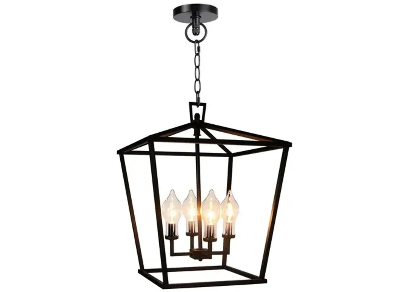 Coastal Living Hampton Outdoor Lantern - Black - Regina Andrew