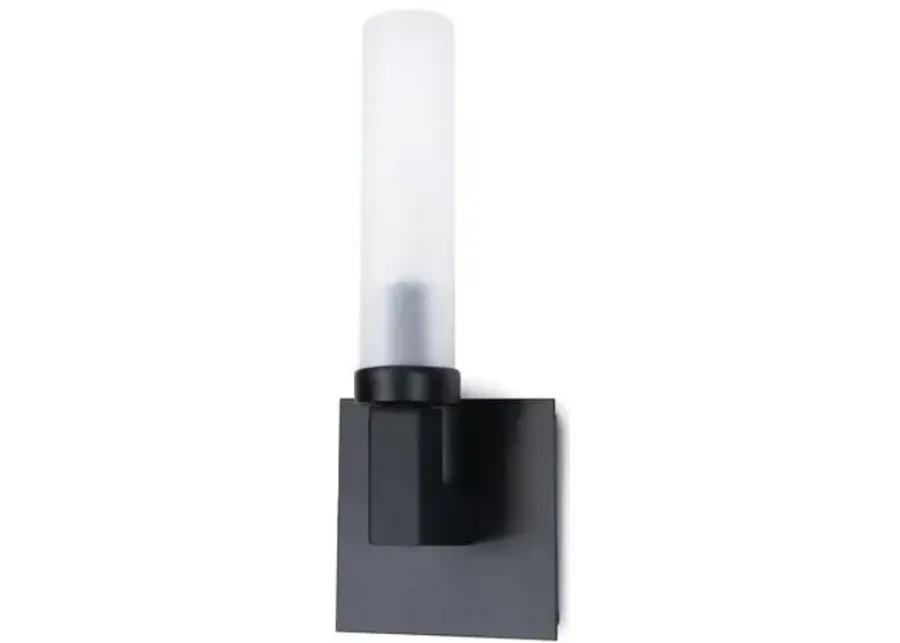 Coastal Living Montecito Single Outdoor Sconce - Black - Regina Andrew