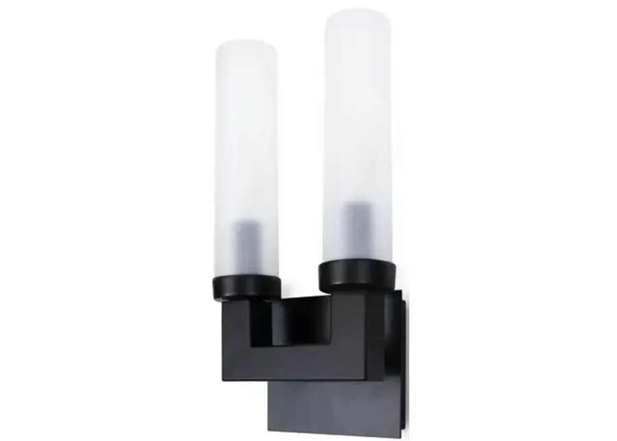 Coastal Living Montecito Double Outdoor Sconce - Black - Regina Andrew