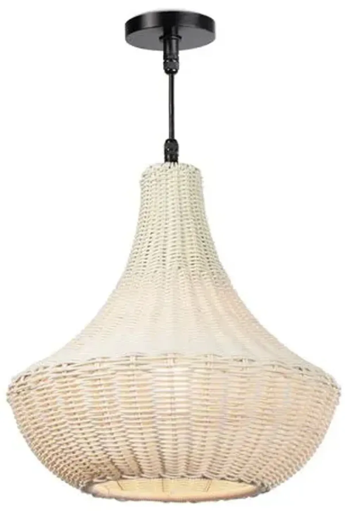 Vista Outdoor Chandelier - White - Regina Andrew