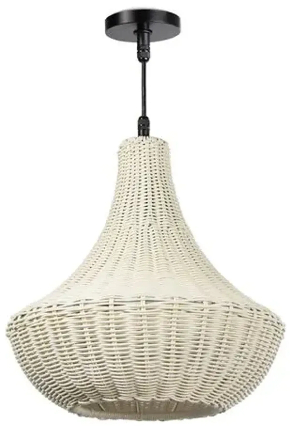 Vista Outdoor Chandelier - White - Regina Andrew