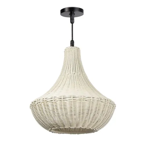 Vista Outdoor Chandelier - White - Regina Andrew