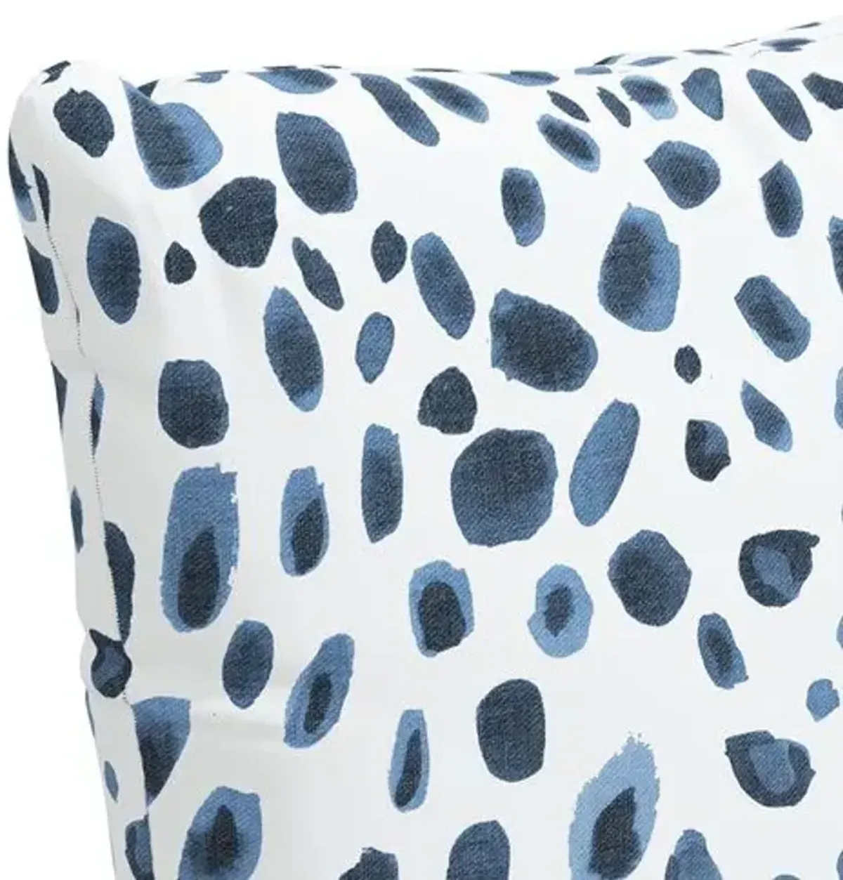 Washed Cheetah Pillow - Washed Cheetah Navy