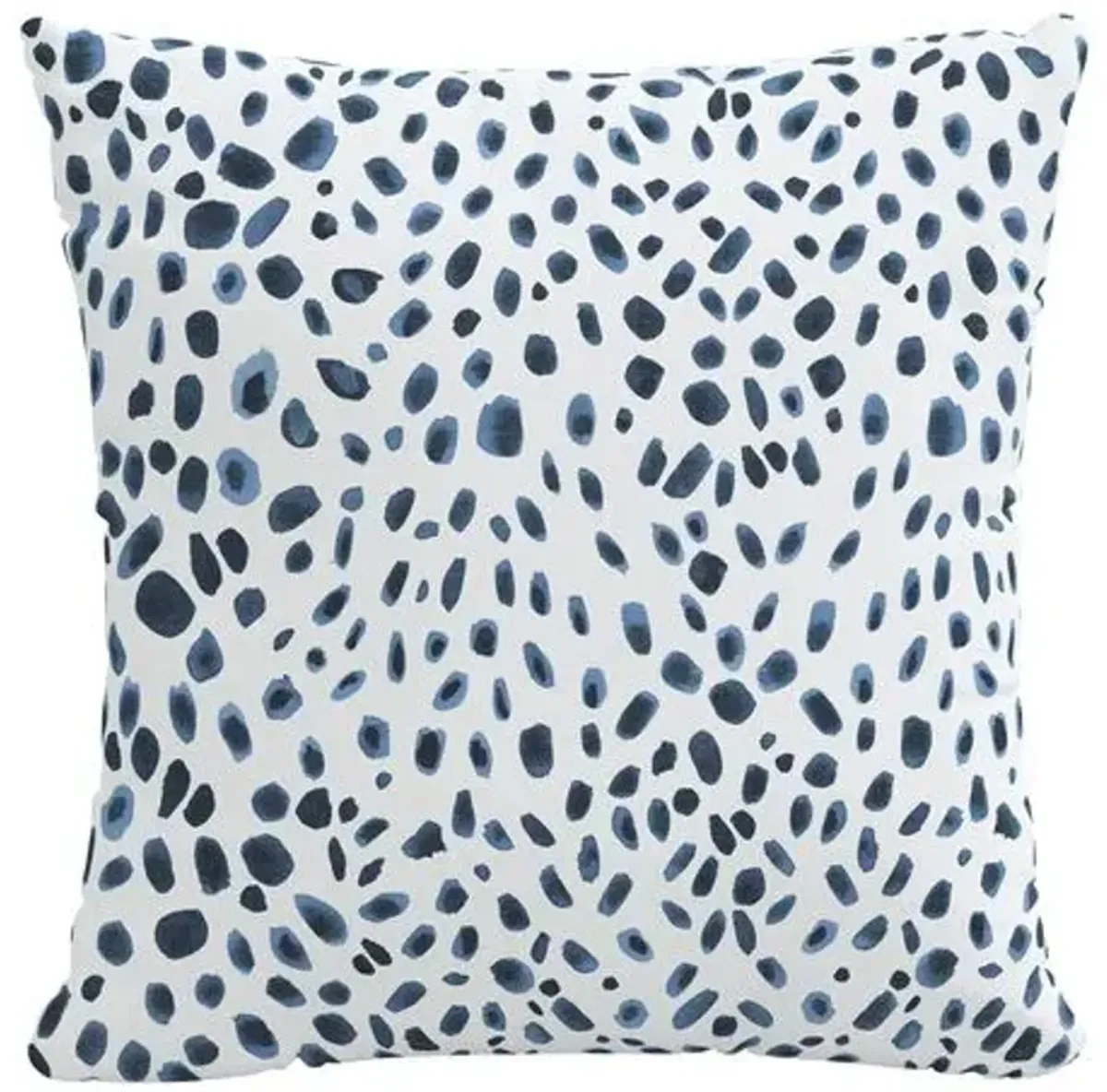 Washed Cheetah Pillow - Washed Cheetah Navy