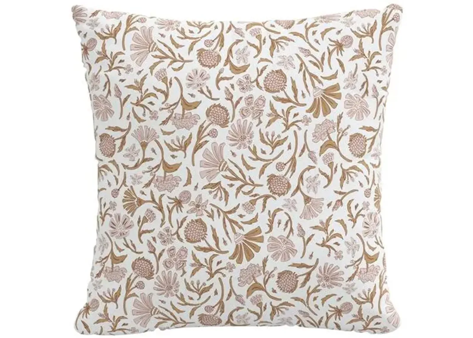 Vine Botanical Pillow - Handcrafted