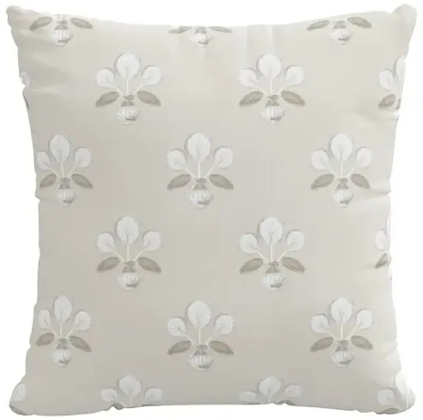 Block Vase Floral Pillow - Handcrafted