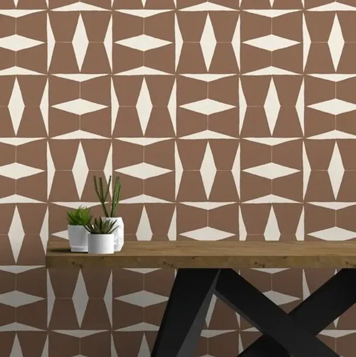 Brancusi Susan Hable Wallpaper - Chocolate - Soicher Marin - Brown