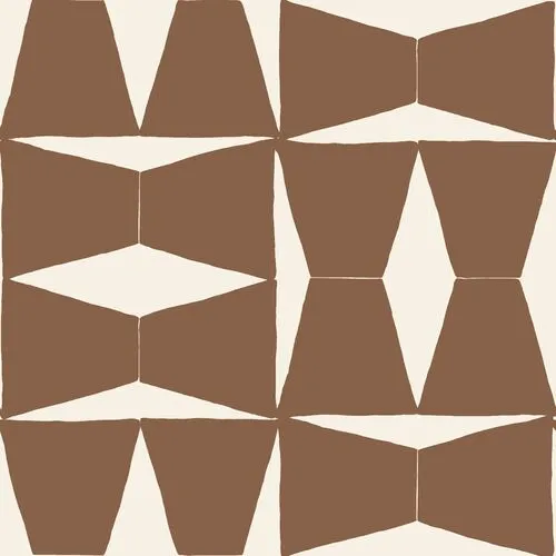 Brancusi Susan Hable Wallpaper - Chocolate - Soicher Marin - Brown