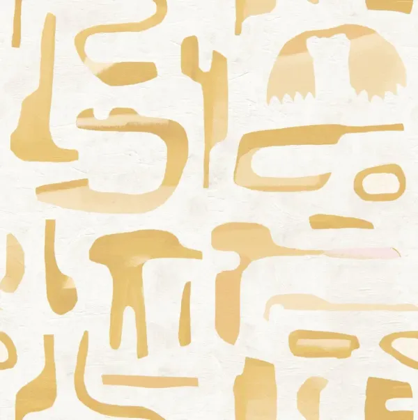 Susan Hable, Canvas Wallpaper, Rust