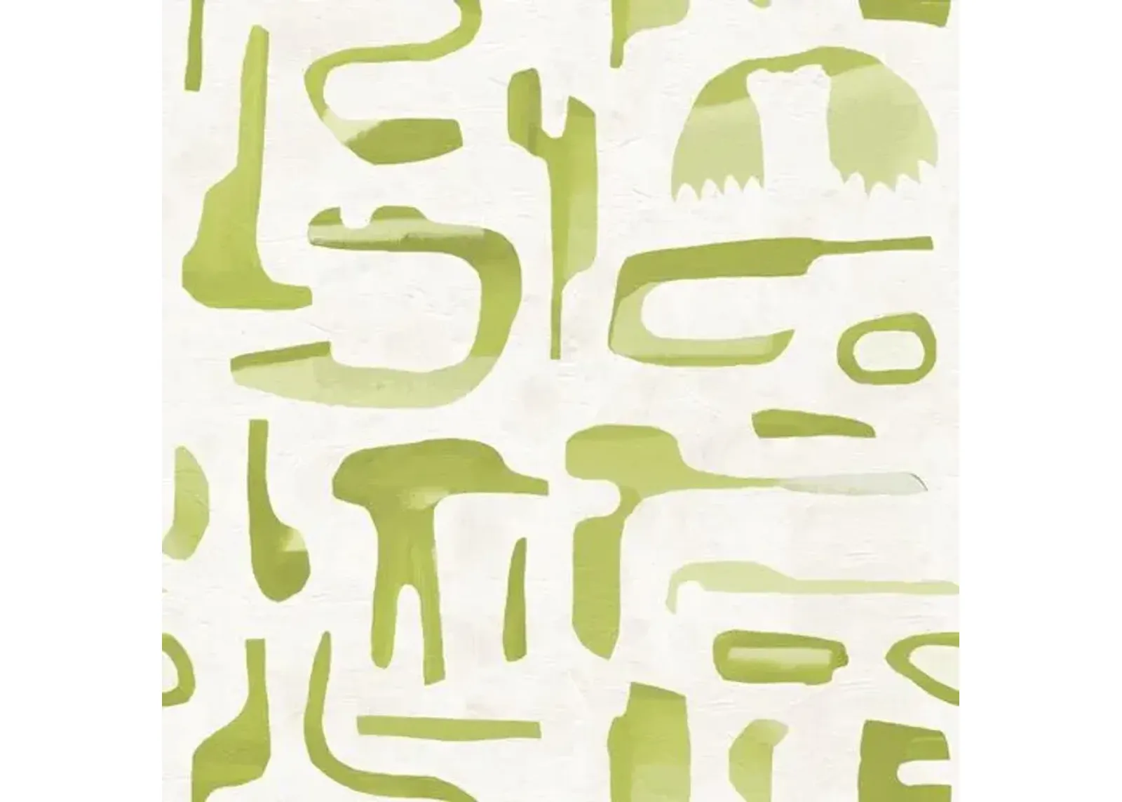 Canvas Susan Hable Wallpaper - Napa - Soicher Marin - Green