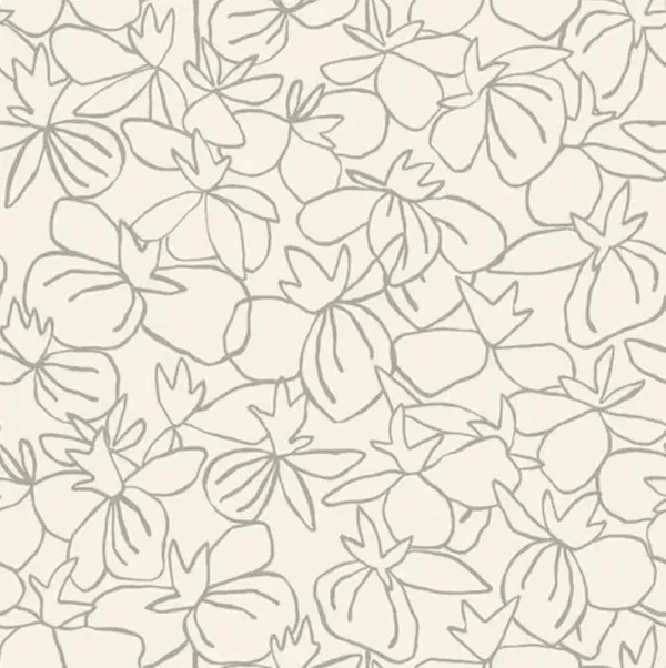 Susan Hable - Flowers Wallpaper - After Hours - Soicher Marin - Green