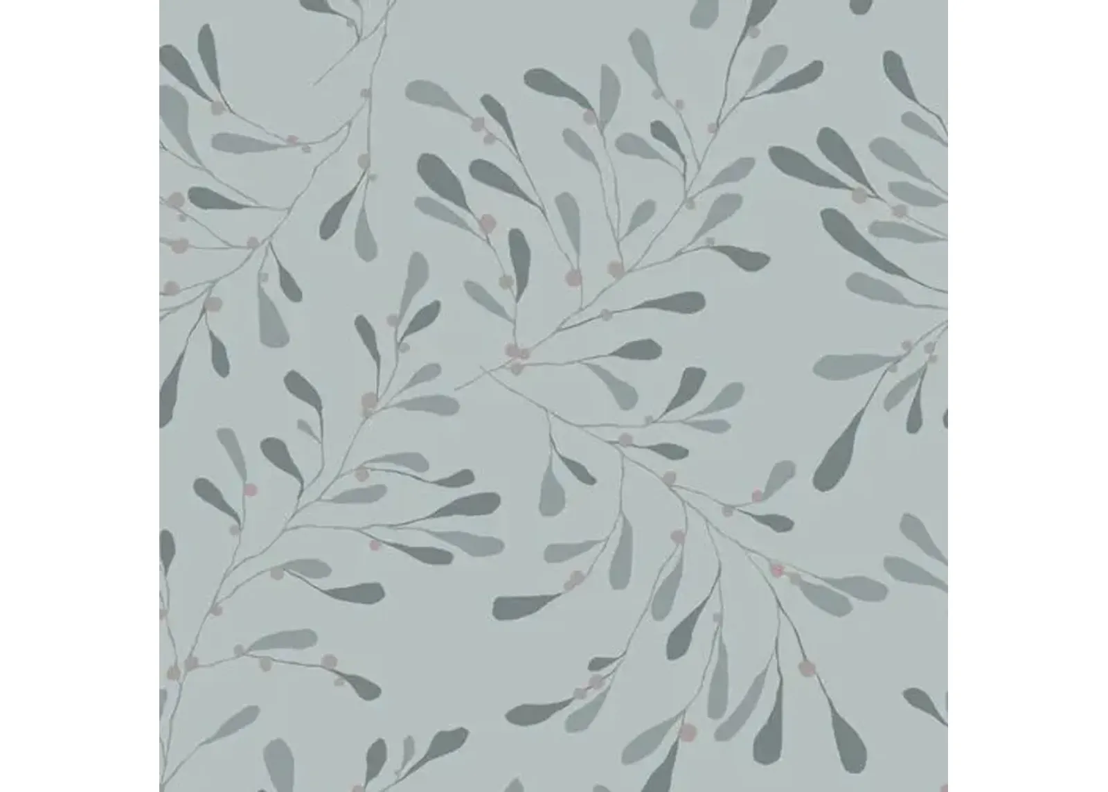 Branch Susan Hable Wallpaper - Ocean Sand - Soicher Marin - Blue