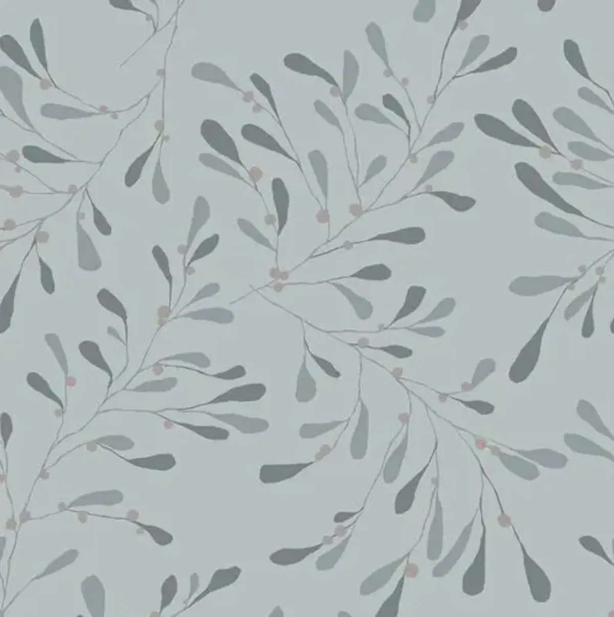 Branch Susan Hable Wallpaper - Ocean Sand - Soicher Marin - Blue