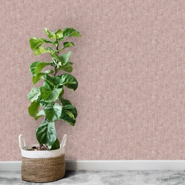 Susan Hable - Trellis Wallpaper - Tuscany - Soicher Marin - Pink
