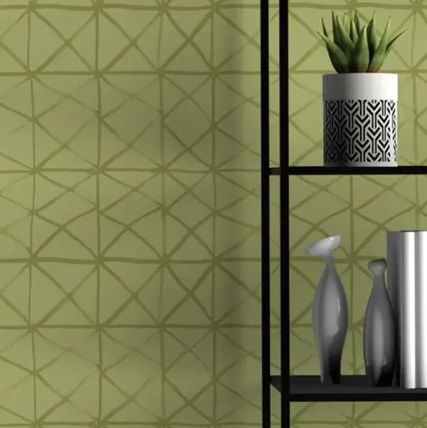 Susan Hable - Painted Grid Wallpaper - Napa - Soicher Marin