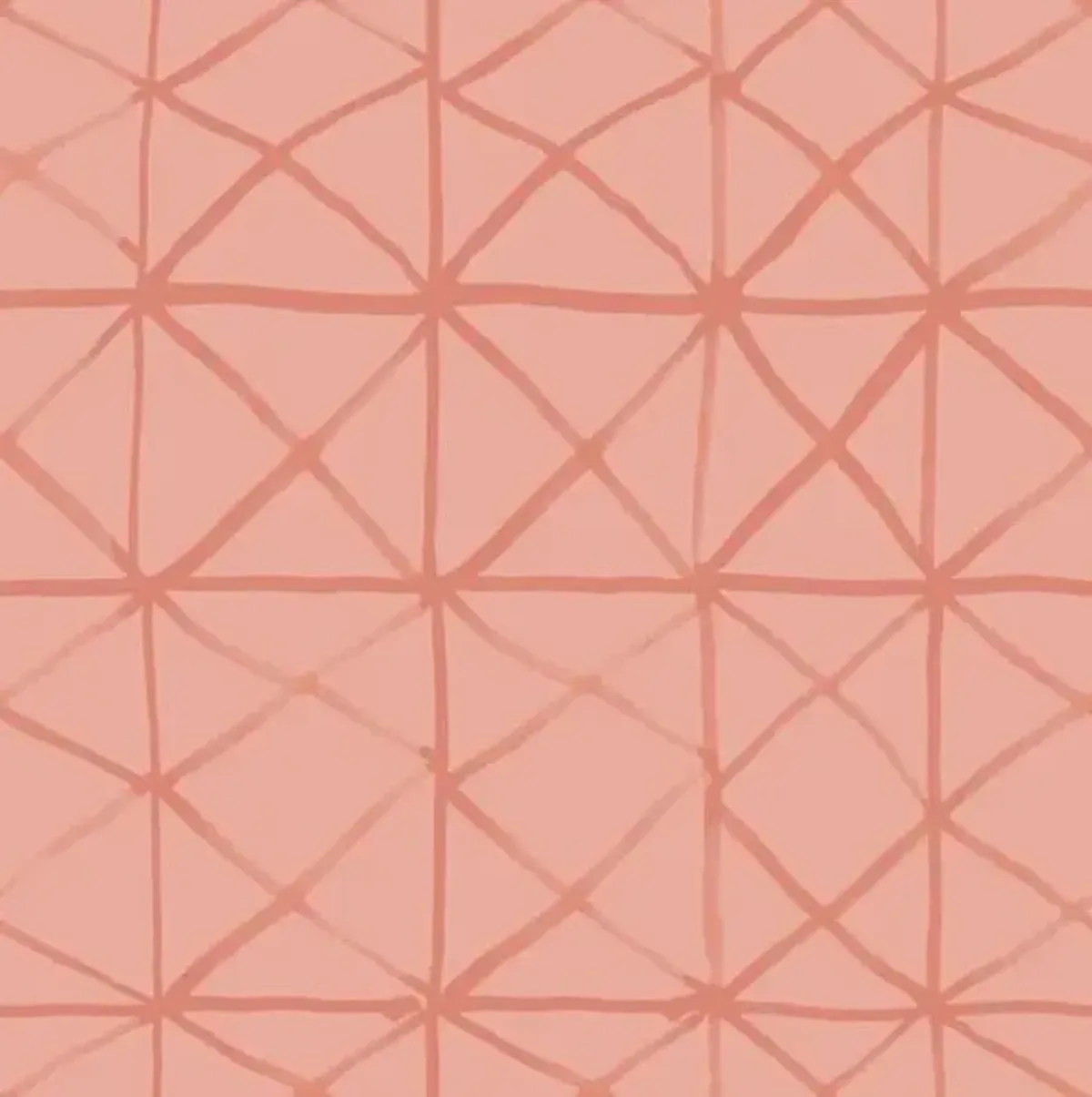 Painted Grid Susan Hable Wallpaper - Malibu - Soicher Marin - Pink