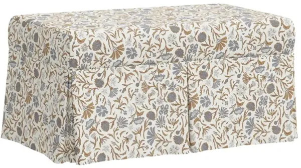 Hayworth Storage Bench, Vine Botanical