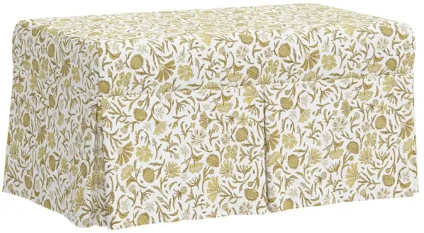 Hayworth Storage Bench, Vine Botanical