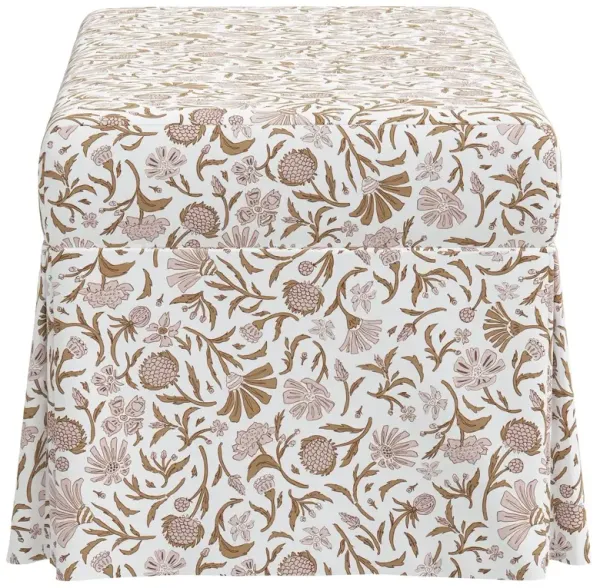 Hayworth Storage Bench, Vine Botanical