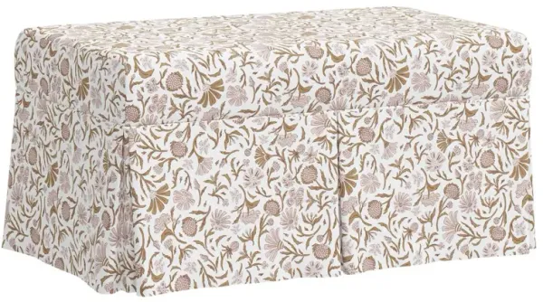 Hayworth Storage Bench, Vine Botanical