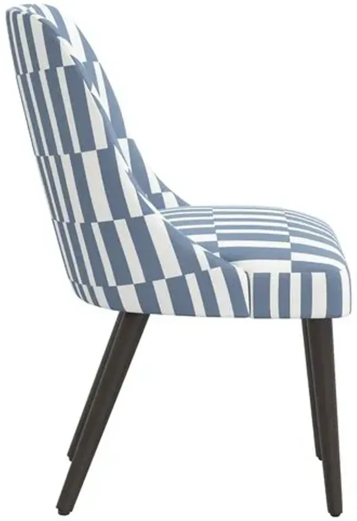 Barron Side Chair - Jump Stripe - Blue