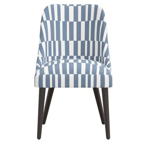 Barron Side Chair - Jump Stripe - Blue