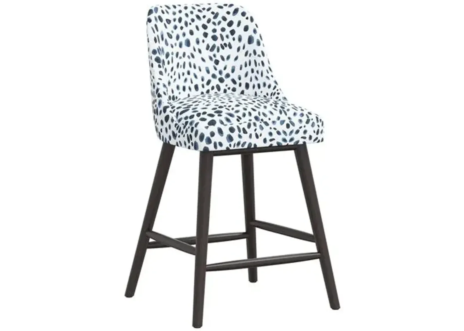 Barron Counter Stool - Cheetah Navy