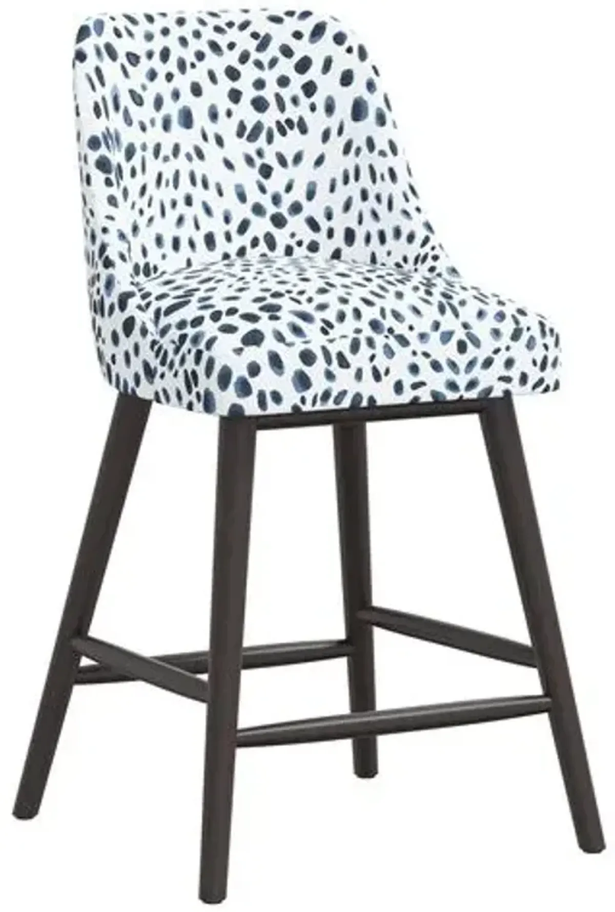 Barron Counter Stool - Cheetah Navy