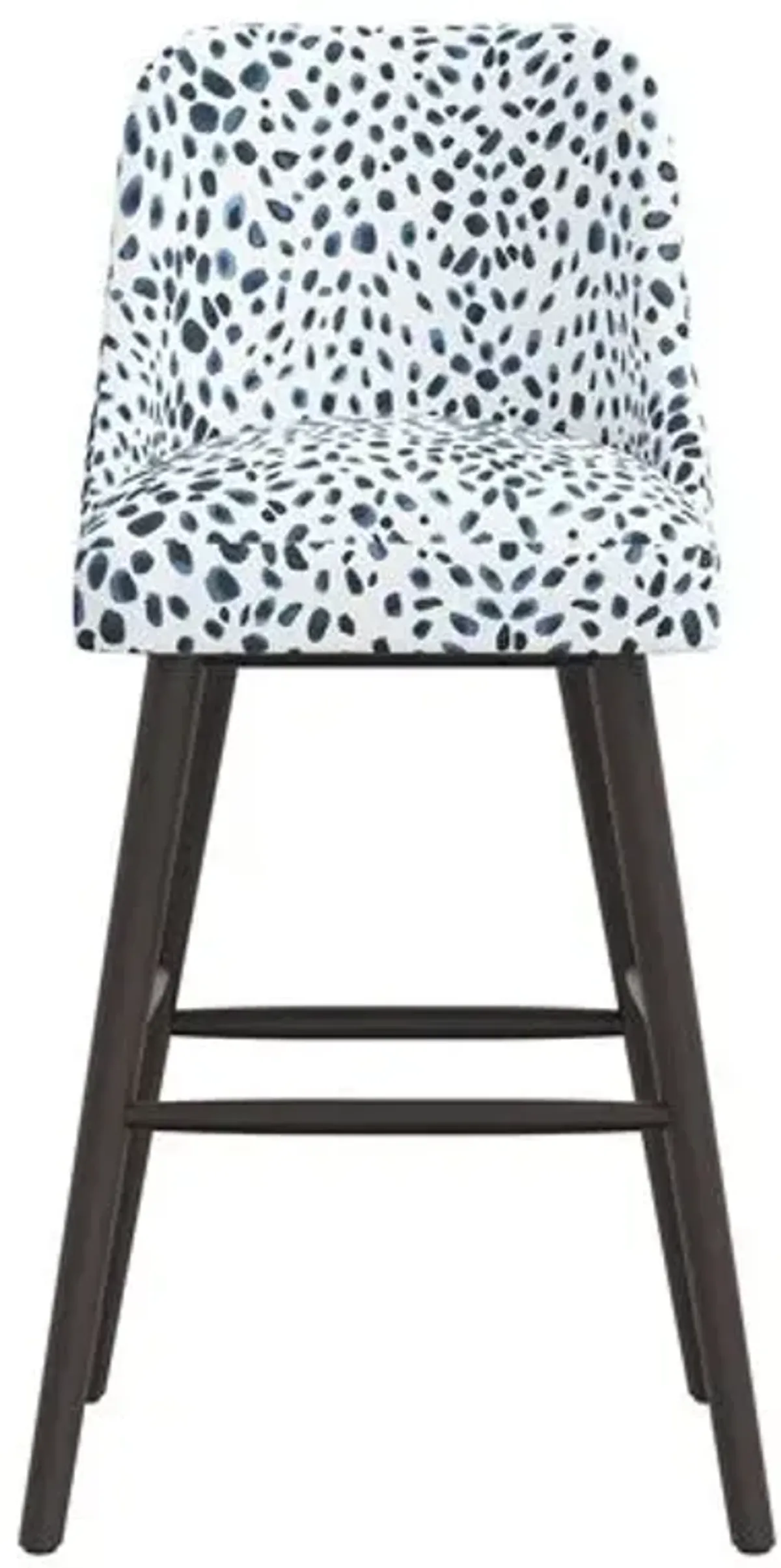 Barron Barstool - Cheetah Navy - Blue