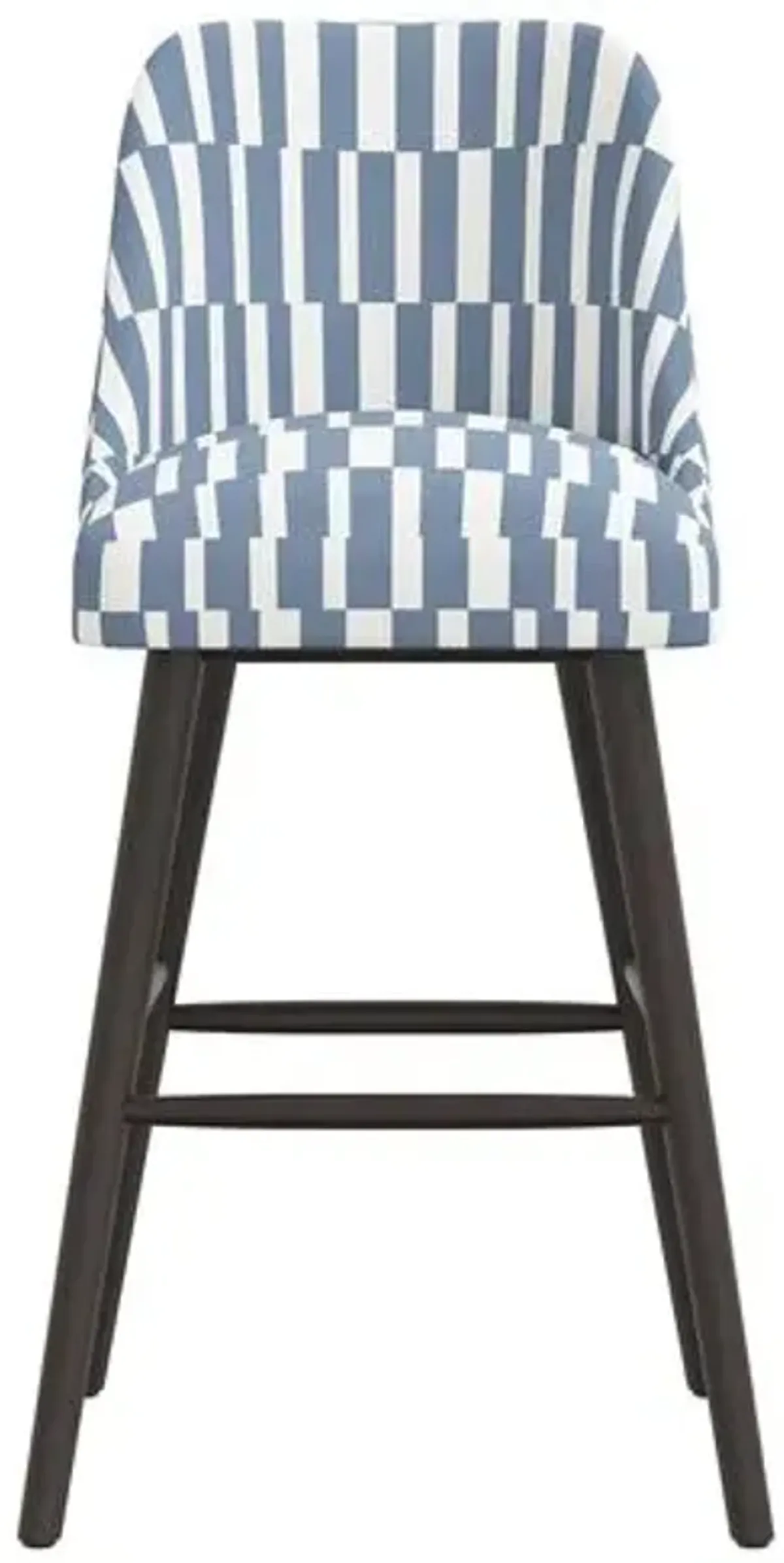 Barron Barstool - Jump Stripe - Blue